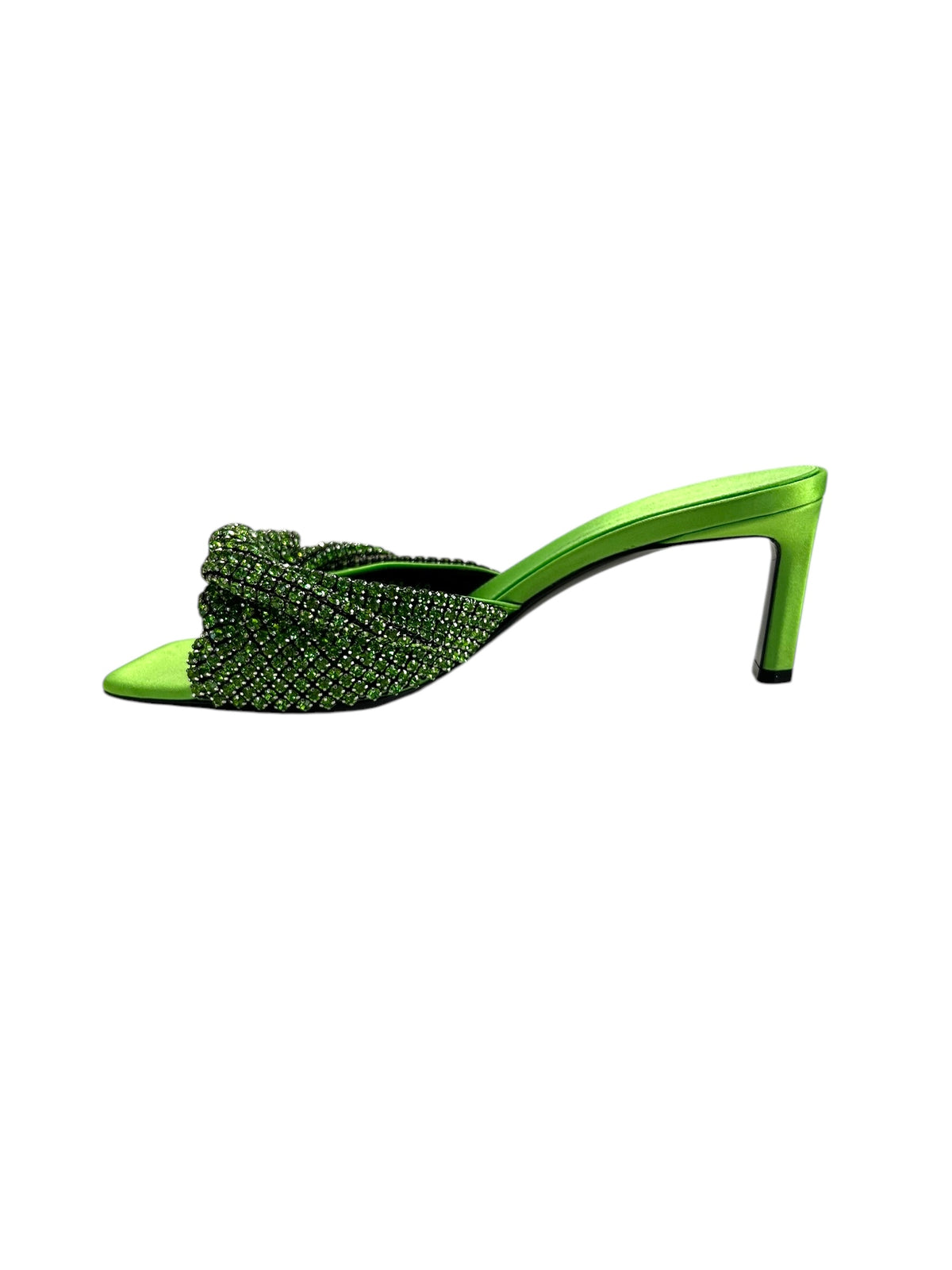 Mules à talons Evangelie 60 en soie - Apple Nikel & Limecic