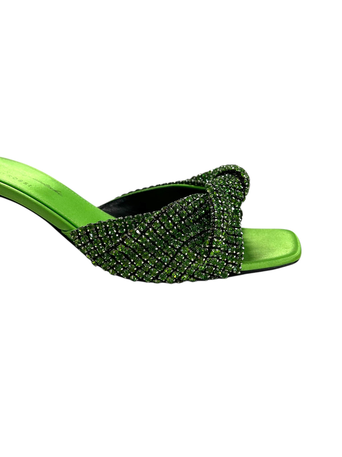 Mules à talons Evangelie 60 en soie - Apple Nikel & Limecic