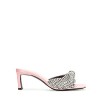 Heeled mules Evangelie 60 - Pink & Trasparente