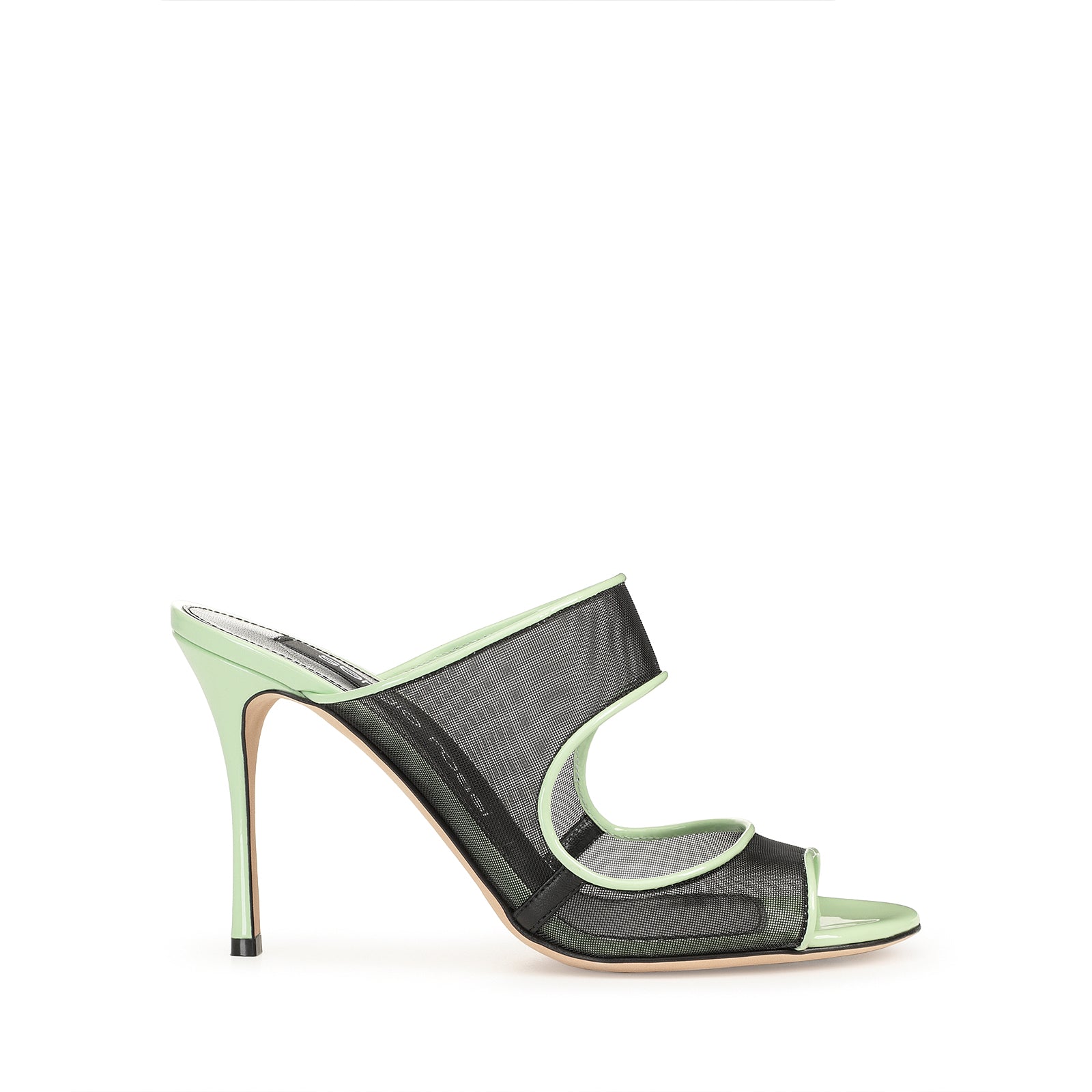 Sandales à talons Godiva 90 - Apple & Nero