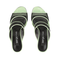 Sandales à talons Godiva 90 - Apple & Nero