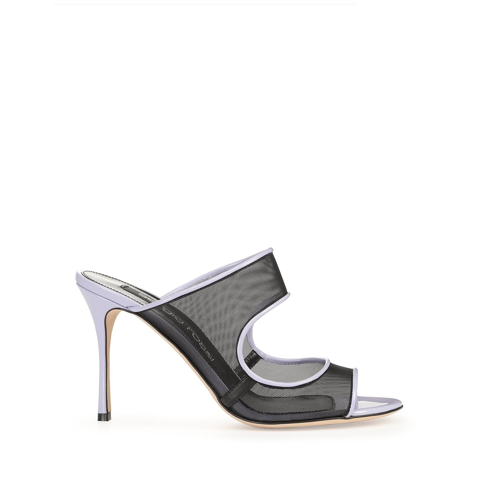 Mules Godiva 90 en cuir - Wisteria