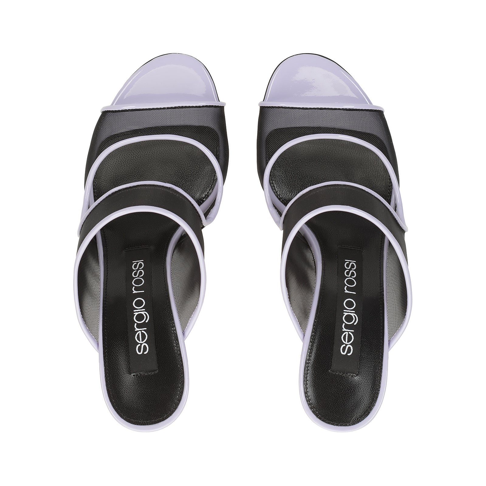 Mules Godiva 90 en cuir - Wisteria