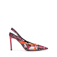 Escarpins Sr Aracne 95 en cuir - Fuxia