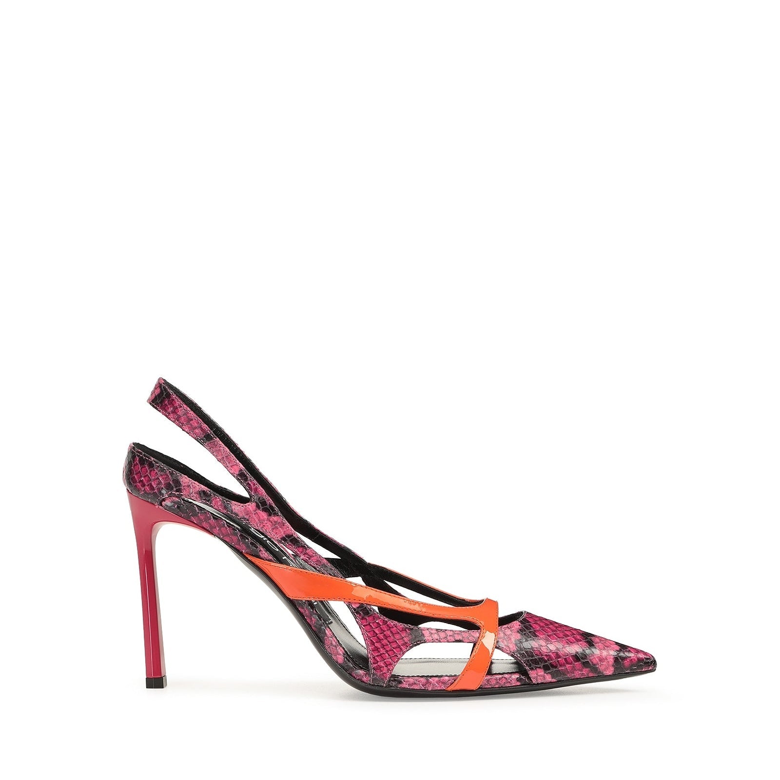 Escarpins Sr Aracne 95 en cuir - Fuxia