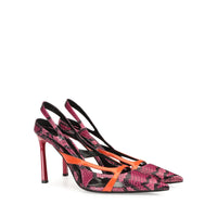 Escarpins Sr Aracne 95 en cuir - Fuxia
