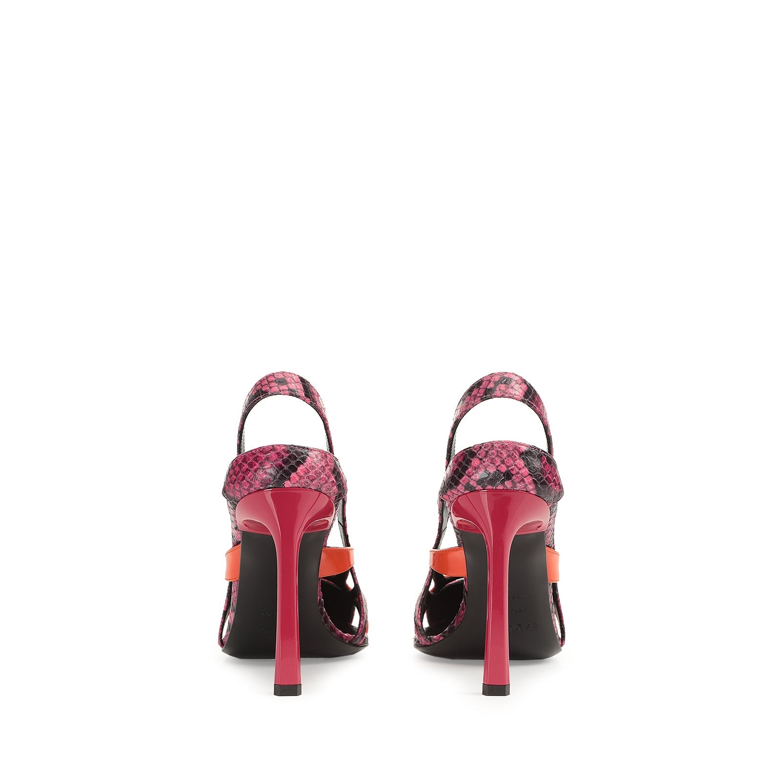 Escarpins Sr Aracne 95 en cuir - Fuxia