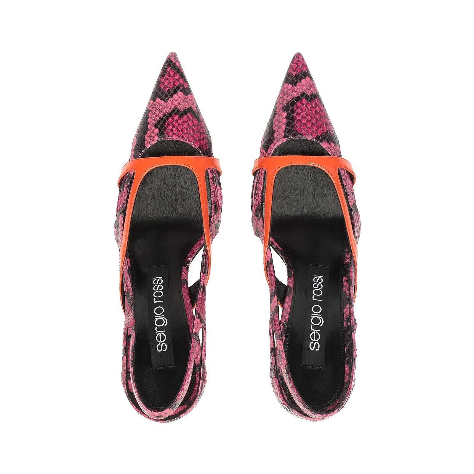 Escarpins Sr Aracne 95 en cuir - Fuxia