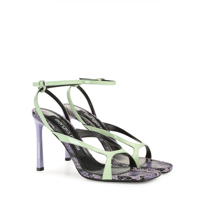Sr Aracne 95 heeled sandals - Apple & Wisteria