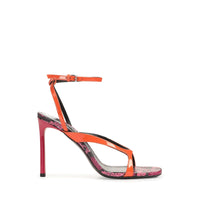 Sandales Sr Arac 95 en cuir - Fuxia