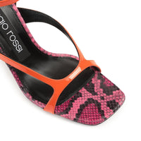 Sandales Sr Arac 95 en cuir - Fuxia