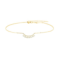 1qty RELIQUAT 195€/ QTY IN : 1-QTY OUT : 1- ST : 100% // Bracelet couronne diamant -Jaune