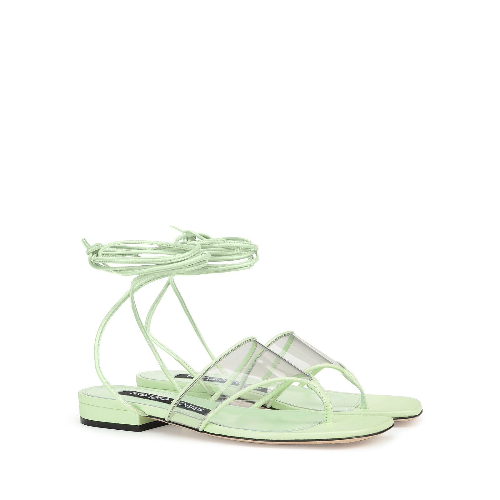 Sr flat sandals - Apple & Trasparente