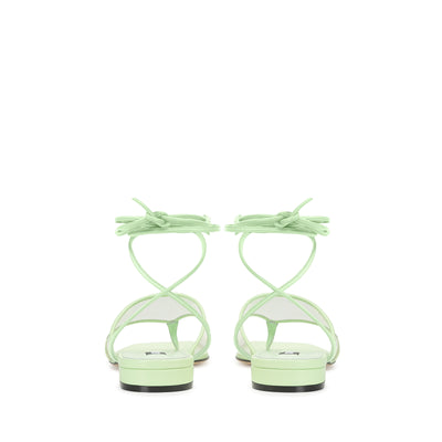 Sr flat sandals - Apple & Trasparente