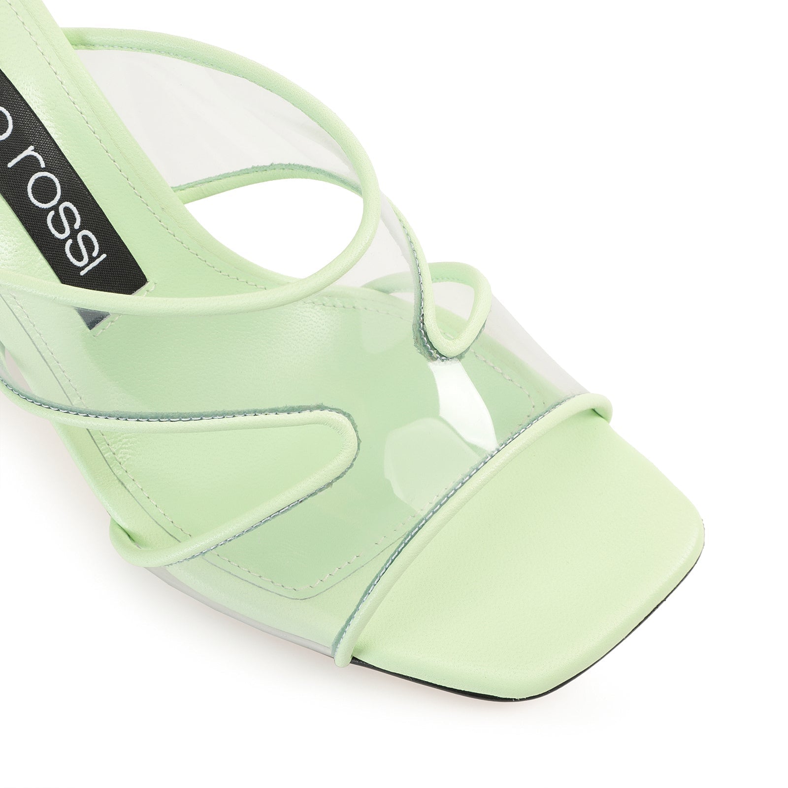 Mules Sr 80 en cuir - Apple & Transparent