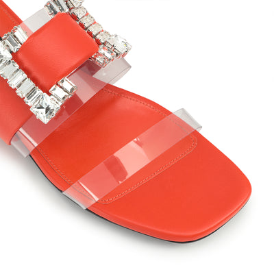 Sr Twenty strappy flat sandals - Mandarine
