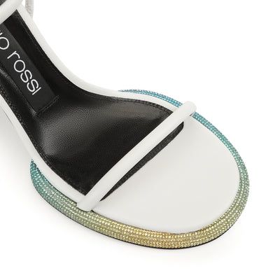 Heeled sandals Sr Bijoux 90 - Bianco & Rainbow