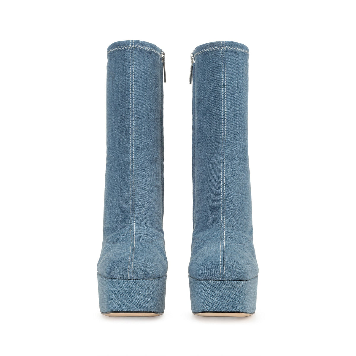 BOTTINES ROUGES JEANS EXTENSIBLES