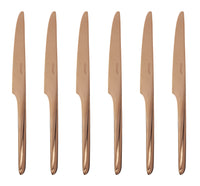 Set of 6 serrated table knives from the ‘L’Ame de Christofle’ range - Steel