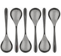 Lot de 6 cuillères à consommé noir L'Ame de Christofle - Noir