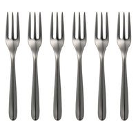Set of 6 black fish forks from the L'Ame de Christofle range - Black