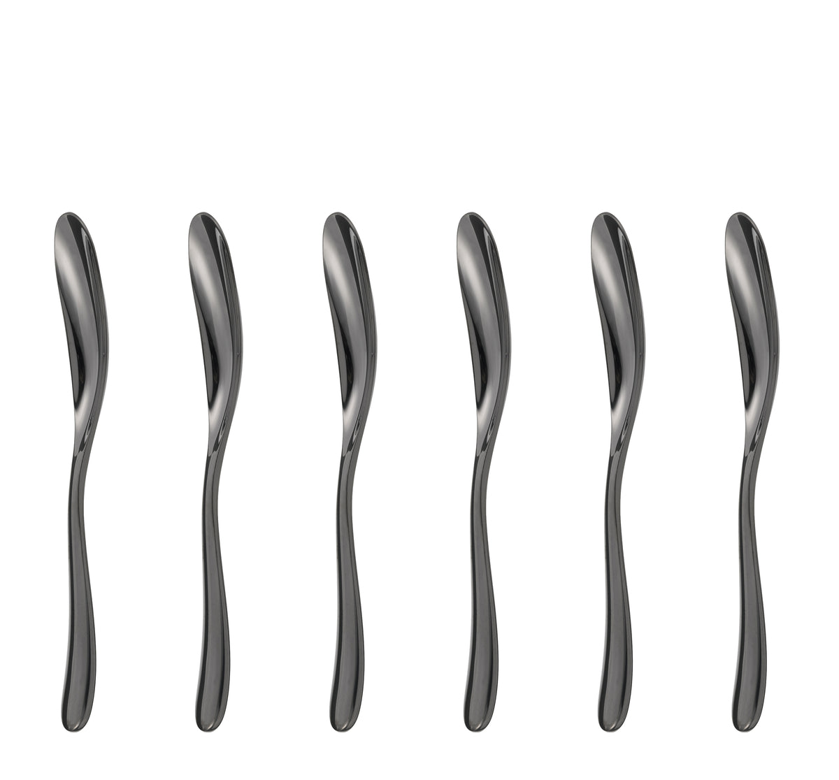 Lot de 6 cuillères à espresso noir L'Ame de Christofle - Noir