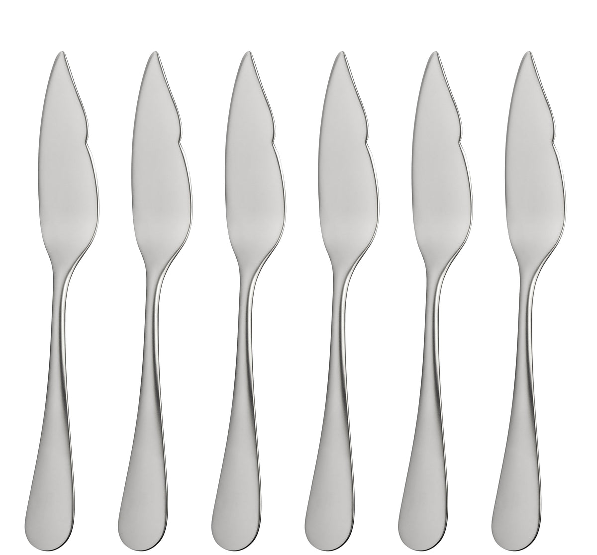 Lot de 6 couteaux à poisson en acier inoxydable - Acier