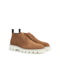 Derbies Sergio Urban en daim - Cognac