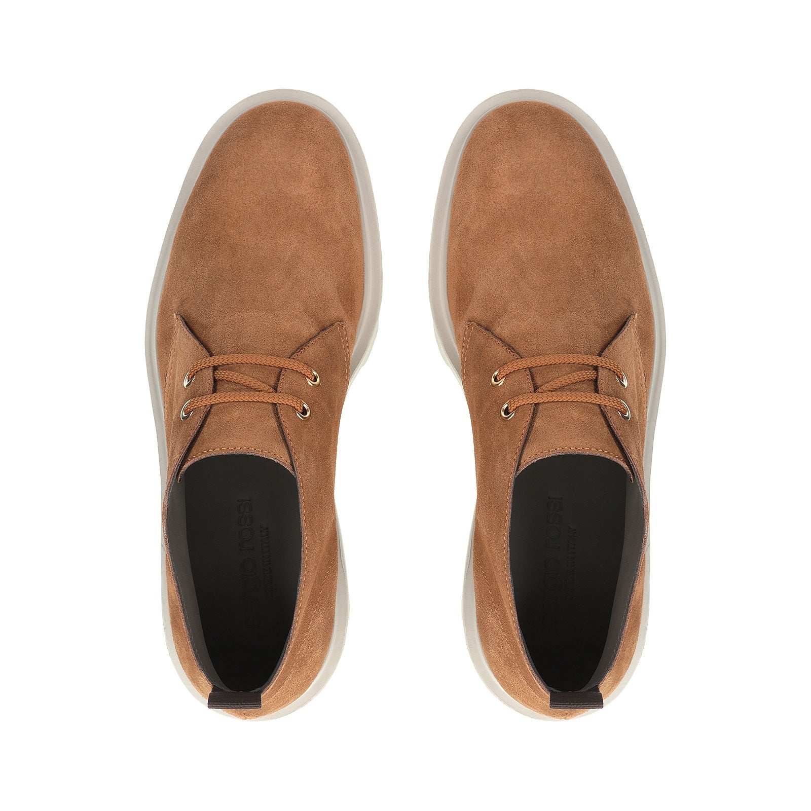 Derbies Sergio Urban en daim - Cognac