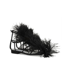 Sandales plates Amazona - Nero