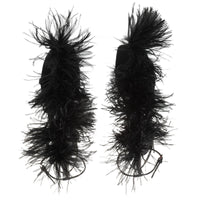 Sandales plates Amazona en soie - Nero