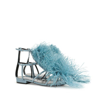 Sandales plates Amazona - Blue