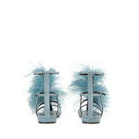 Sandales plates Amazona - Blue