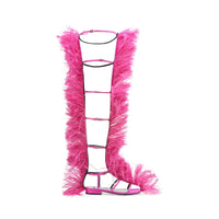 Sandales plates gladiateur Amazona - Dragon Fruit