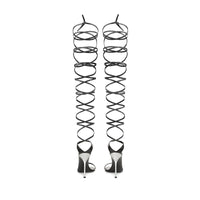Sandales Shibari 105 en cuir - Nero
