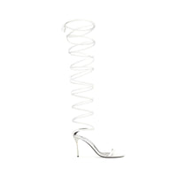 Sandales Shibari 105 en cuir - Bianco