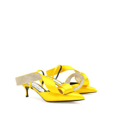 Area Marquise 50 heeled mules - Mimosa
