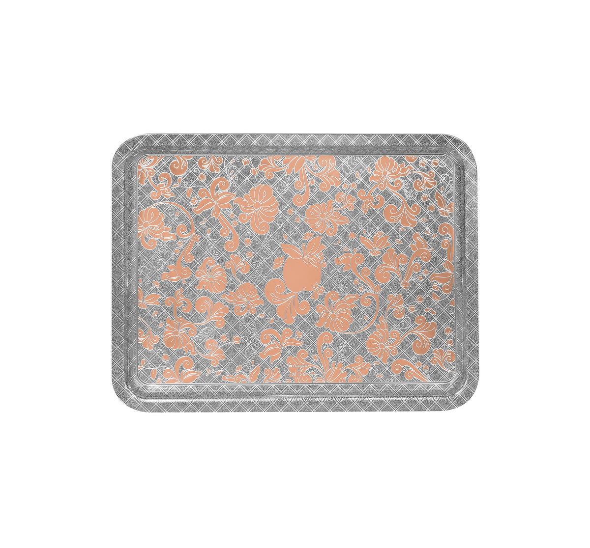 Plateau 20x16cm Jardin d'Eden - Argent