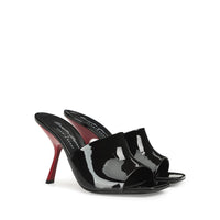 CUIR VERNI SABOT EVANGELIE + TALON LAQUÉ
