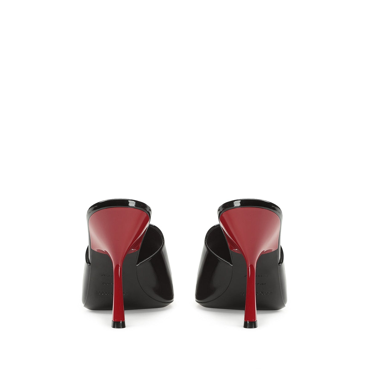 CUIR VERNI SABOT EVANGELIE + TALON LAQUÉ