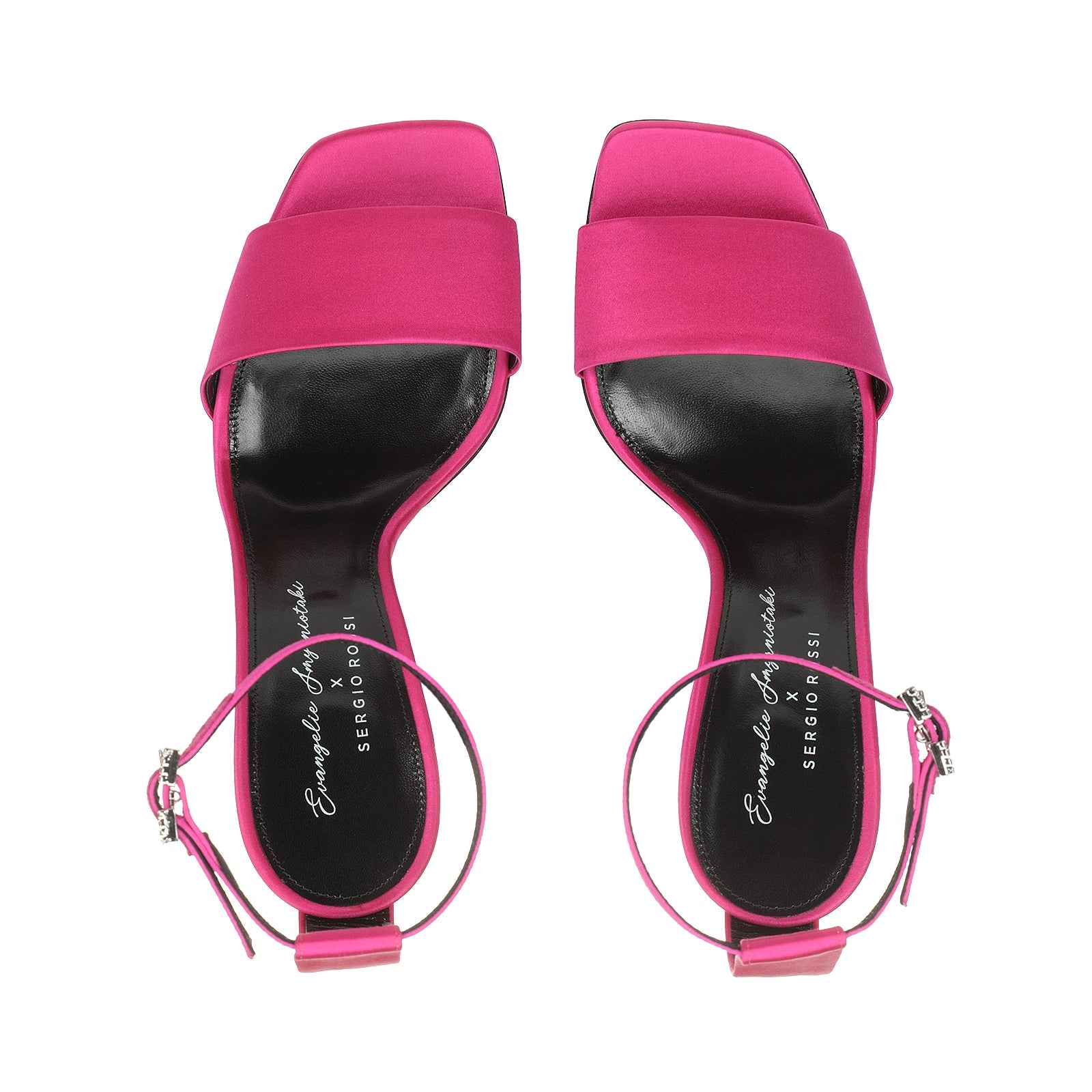Sandales Evangelie 100 en soie - Magenta