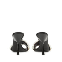 Mules Evangelie 100 en soie - Nero & Perla