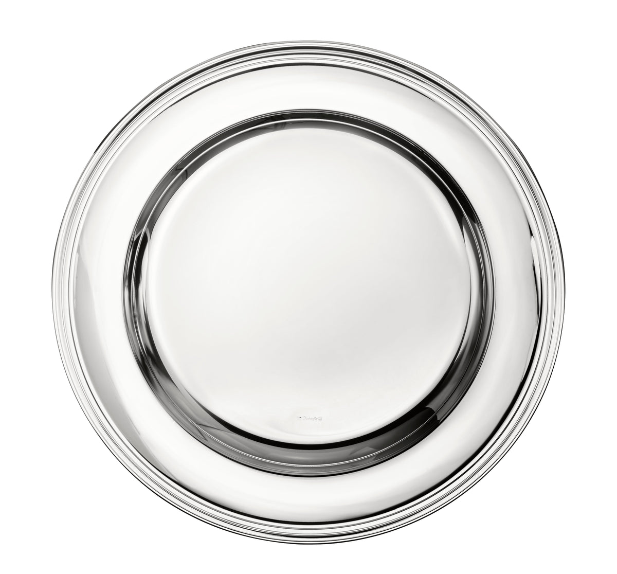 Plat rond 40cm en argent plaqué - Argent