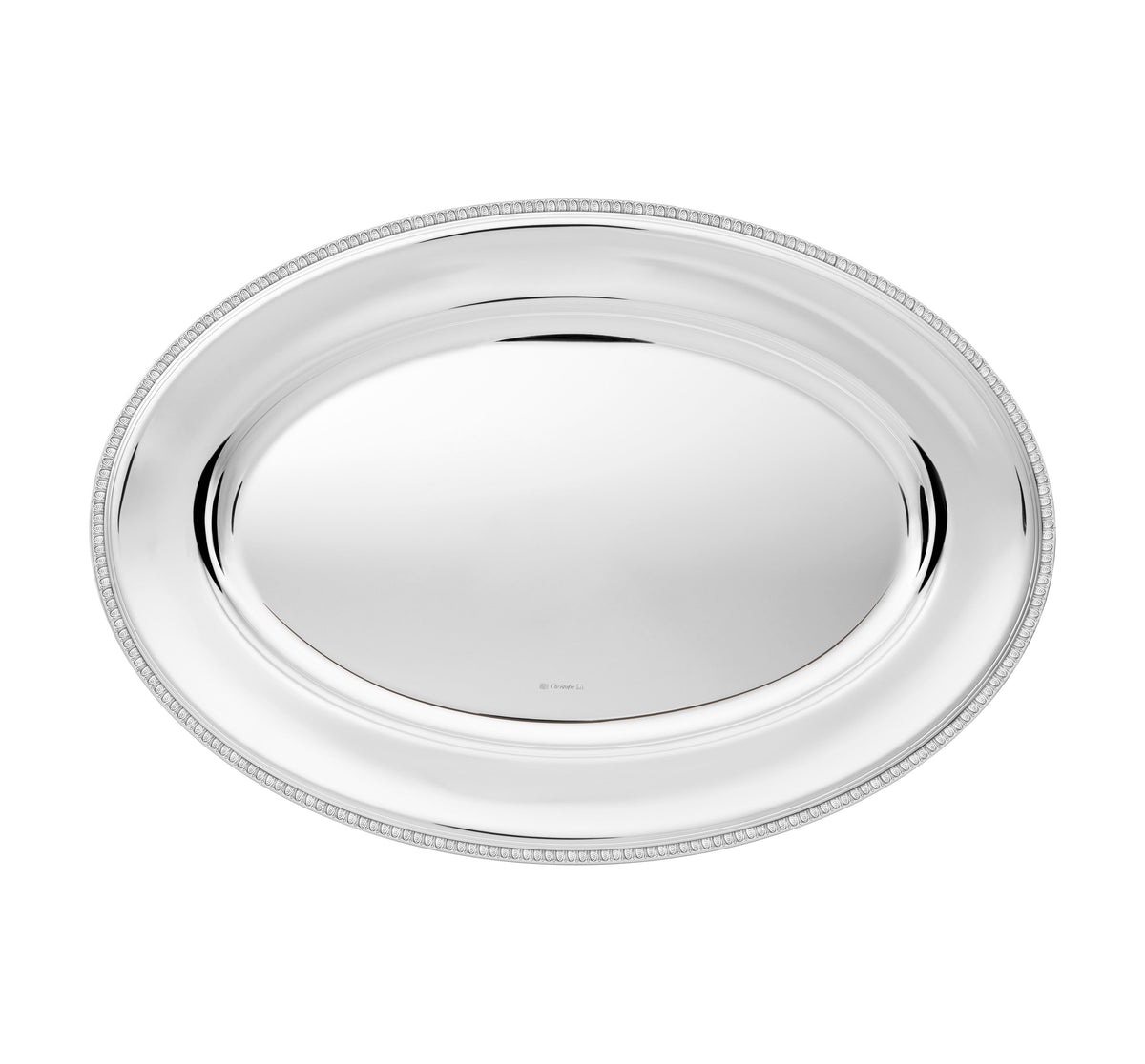 Plat ovale 45cm en argent plaqué - Argent