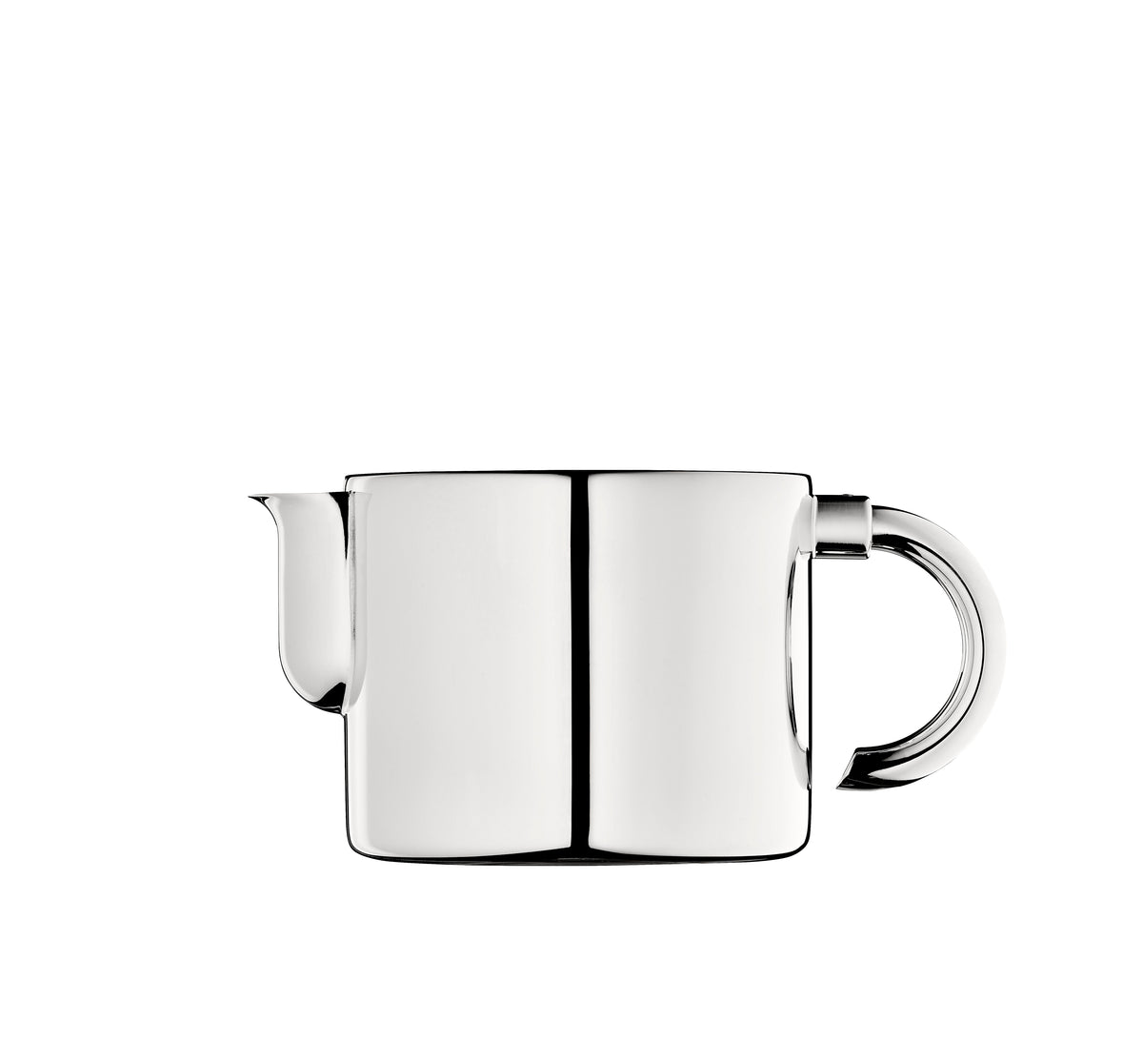 Vertigo cream jug in silver-plated finish - Silver