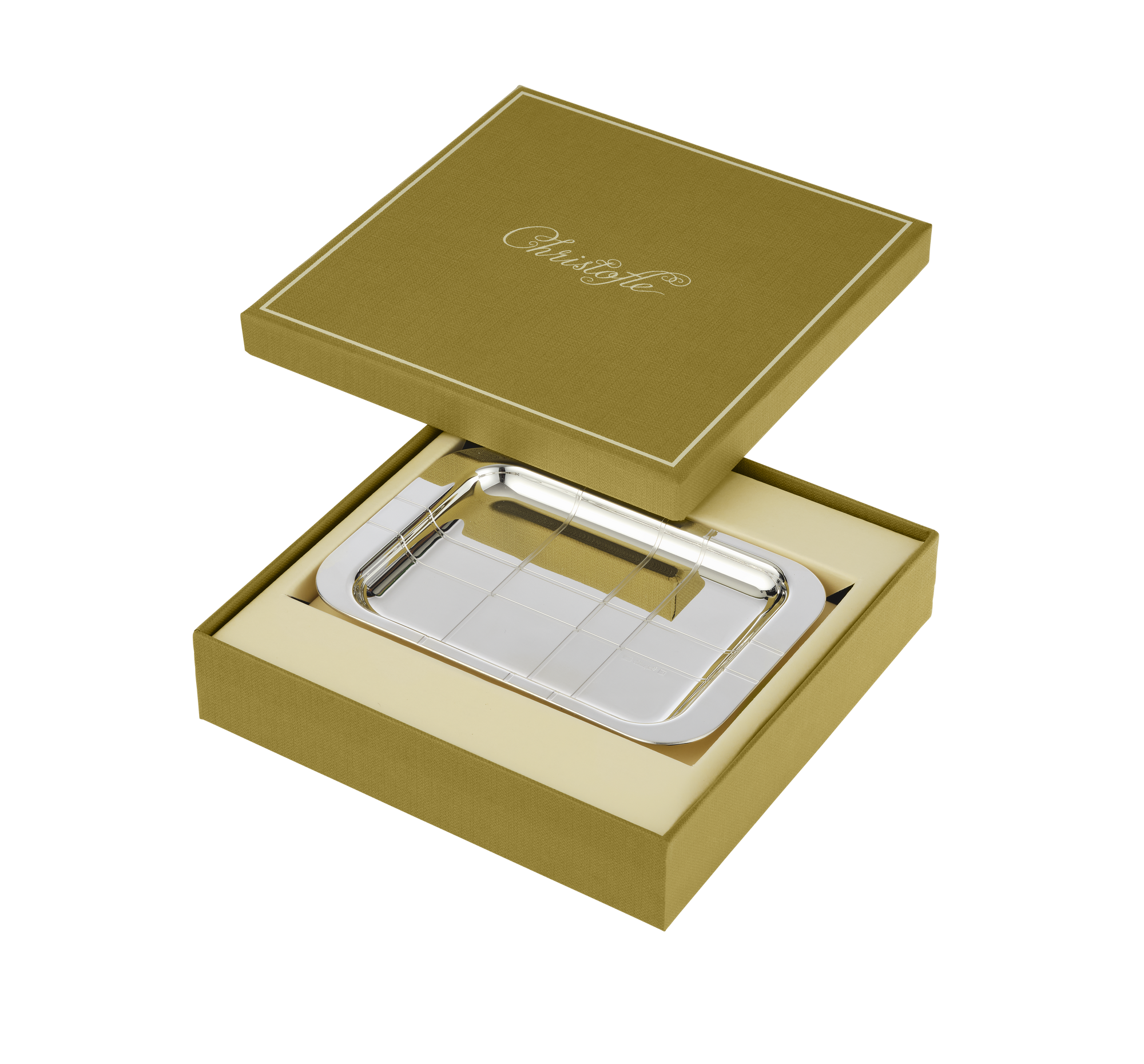 Business card trays - Argent plaqué