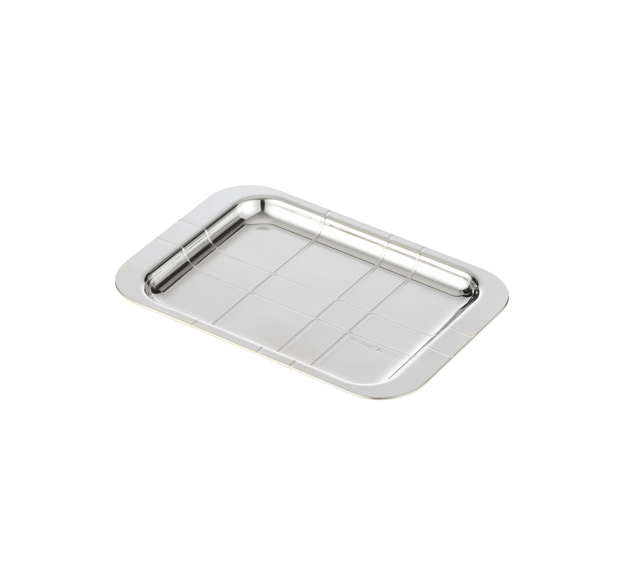 Business card trays - Argent plaqué