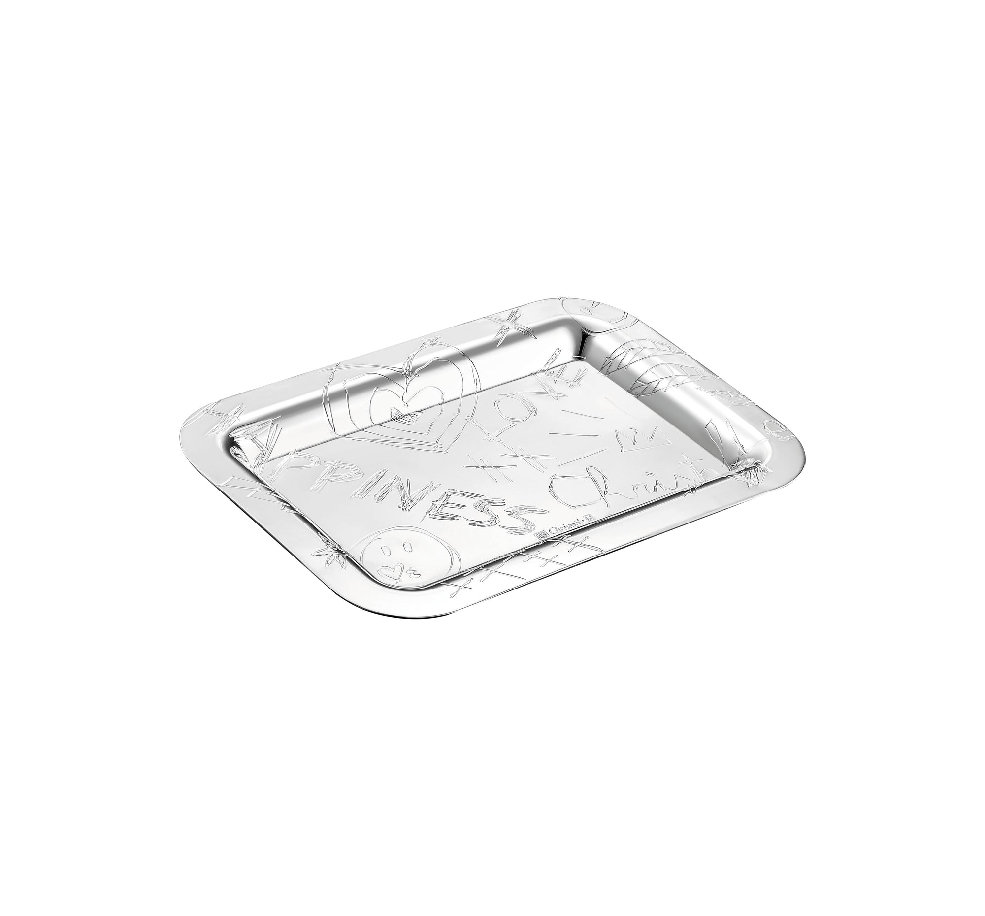 Business card trays - Argent Plaqué