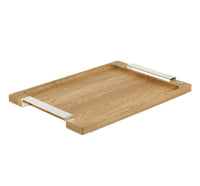 Very large serving trays - Argent Plaqué & Bois