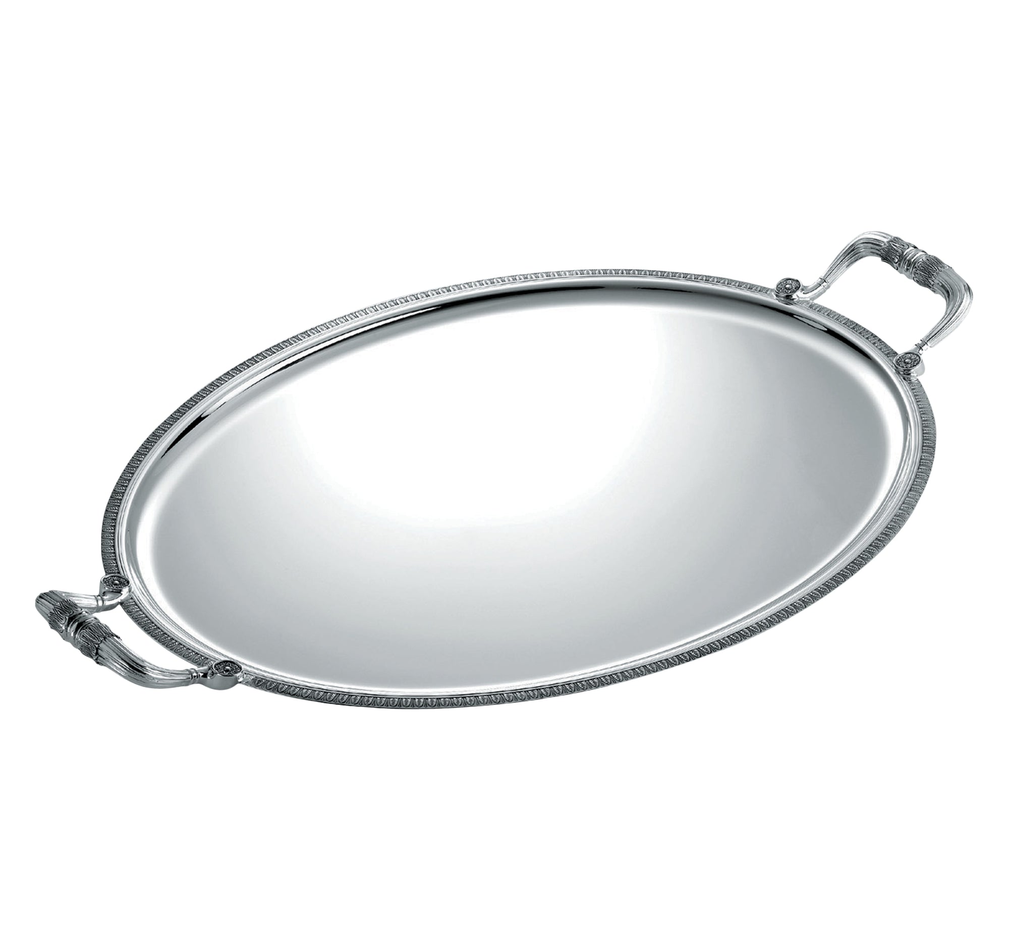 Very large serving trays - Silver Plated
